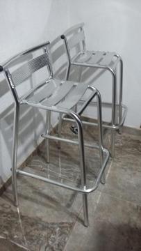 sillas en aluminio