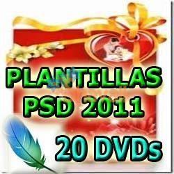 PLANTILLAS PSD PHOTOSHOP TEMPLATES 20 DVDs 100 FOTOMONTAJES E6 SKU: 130