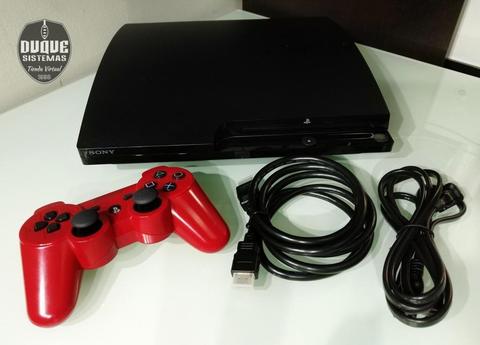 Consola Playstation 3 Slim PS3 320gb y Control Original Rojo