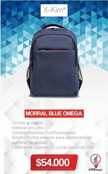 Morral Multifuncional blue Omega XKIM