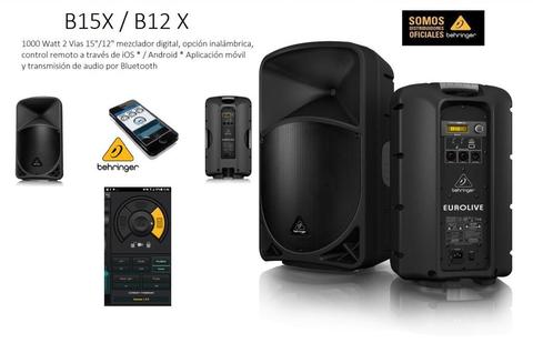 B12X Bhernger con mezclador digital, aplicación móvil y transmisión de audio por Bluetooth