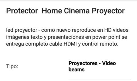 Vendo Reproductor de Video