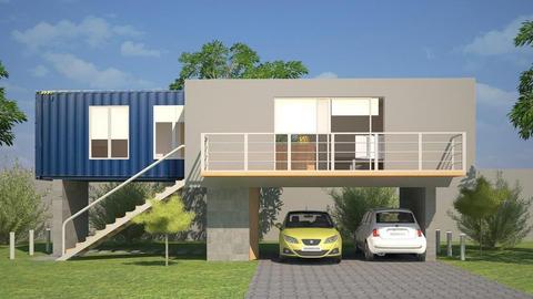 PLANOS Proyecto Casa Containers Contenedor Construir Desde **0**