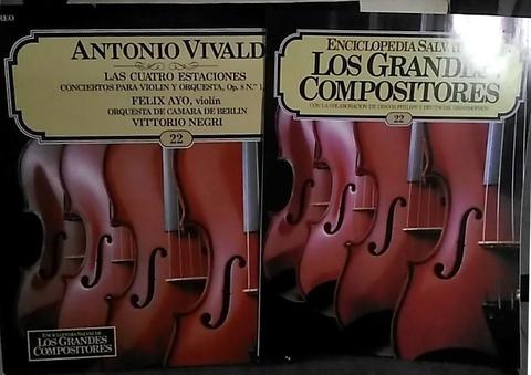 Antonio Vivaldi 22 Enciclopedia SALVAT Los Grandes Compositores. Las 4 estaciones Música Clásica Con su fascículo