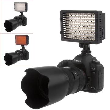 Luz Led 160 Videlo Light 3 filtros manejo con Dial Sin pila ni cargador