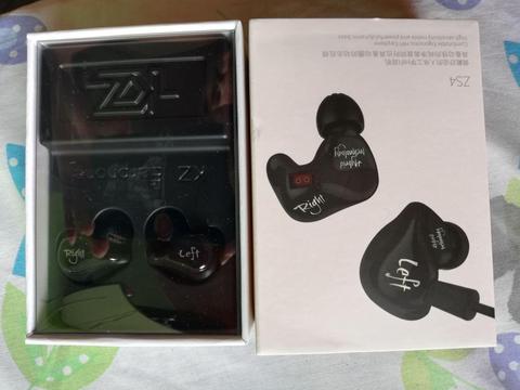 auriculares KZ ZS4 hi fi drivers monitores de sonido