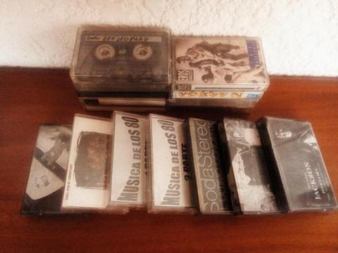 cassette con cajas grabados