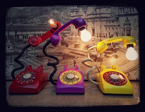 Lamparas Teléfono Vintage