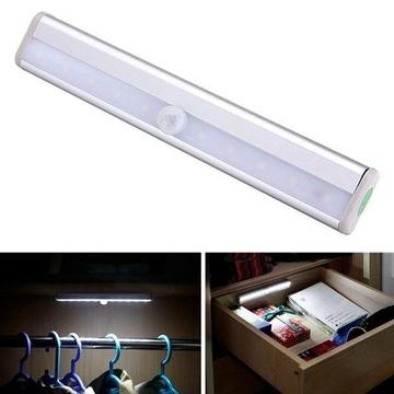 Lámpara Luz Led Gabinete Closet Sensor Detector Movimiento