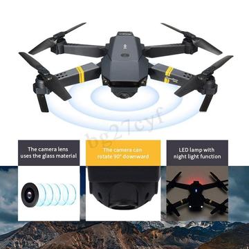 Drone Eachine E58 Wifi Fpv Camara 2mp Plegable Altura Sostenida Domicilios