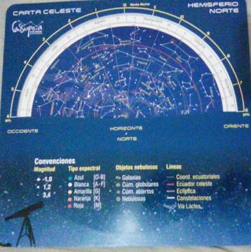 carta celeste astronomia