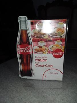 Aviso en Acrilico Coca Cola