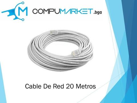 Cable de red 20 metros nuevo y facturado