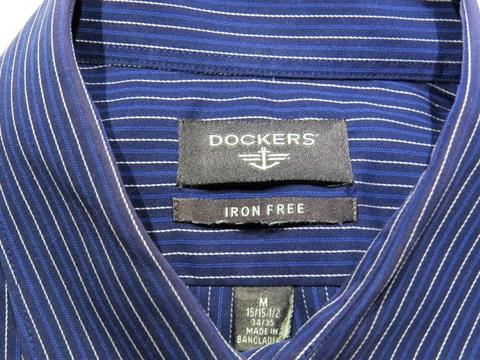 Camisa marca Dockers, usada, Talla M, Hombre