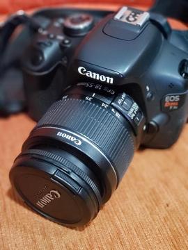 Camara Profesional Canon Eos Rebel T3i Lente 18-35 Mm