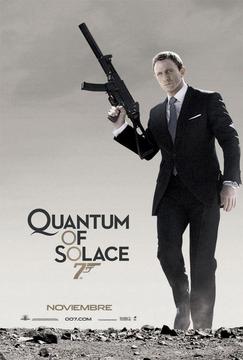 007 QUANTUM OF SOLACE Poster Afiche