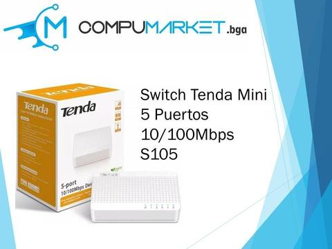 Switch Tenda mini 5 puertos s105 nuevo y facturado