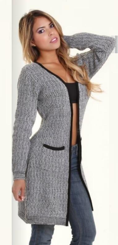 CARDIGAN ELABORADO EN HILO, TALLAS S, M, L, XL / TIPO EXPORTACIÓN, ENVÍO GRATIS