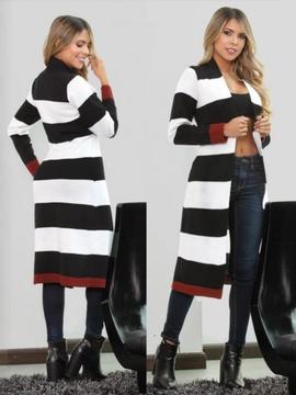 CARDIGAN COMBINADO ELABORADO EN HILO, TALLA S, M, L, XL / ENVÍO GRATIS