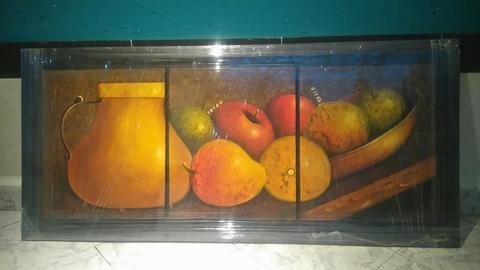 Cuadro de Frutas Tipo Tres en Uno