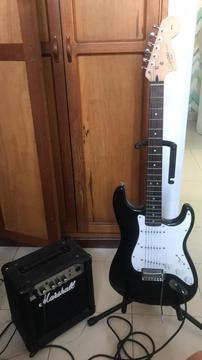 Squier Strat Fender Amp Marshall Mg10C