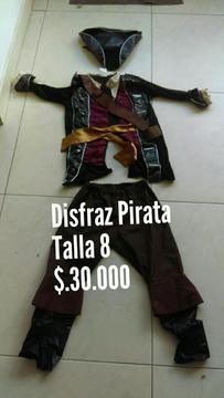 Disfraz Pirata Talla 8