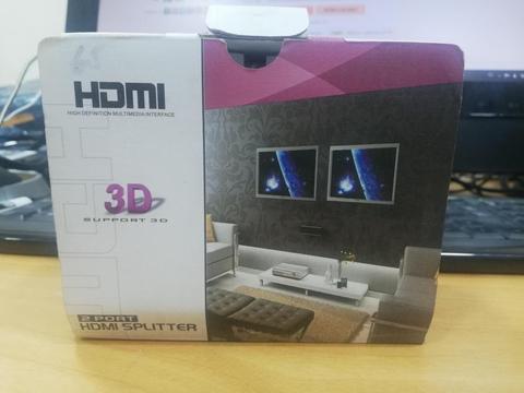 Adaptador HDMI 3D 2 PORT SPLITTER