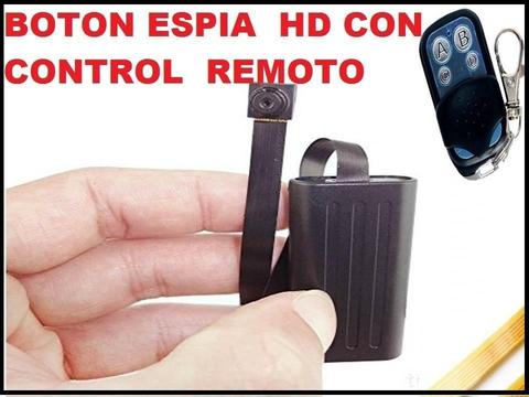 BOTON CAMARA ESPIA CON CONTROL REMOTO MODELO T186