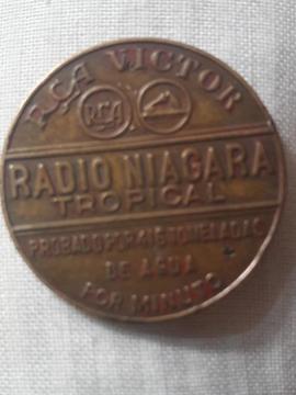 Medalla Radio Niagara 1938