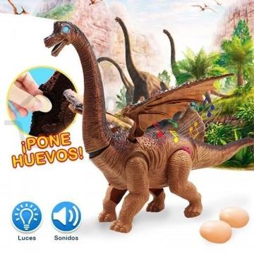 Dinosaurio Pone Huevos Con Luces Sonidos Y Movimiento RF 15B
