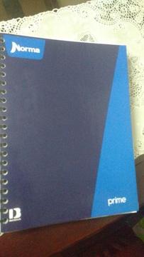 Cuaderno - libreta agenda 7 materias norma
