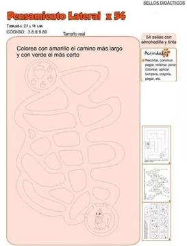 Sellos Didácticos Pensamiento Lateral X 54