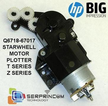 MOTOR ESTRELLA PLOTTER HP T1100, HP T1200, HP T1300, HP T2300, HP T790