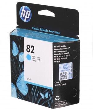 Cartucho de Tinta HP Cian 82 para Plotter HP 500/800/510, Nuevo, Original en caja Ref. C4911A