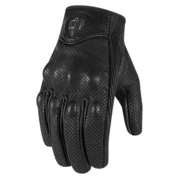 Guantes de Cuero Icon Pursuit Perforados XL Negros