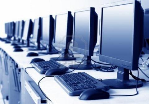 5 computadores para sala de internet