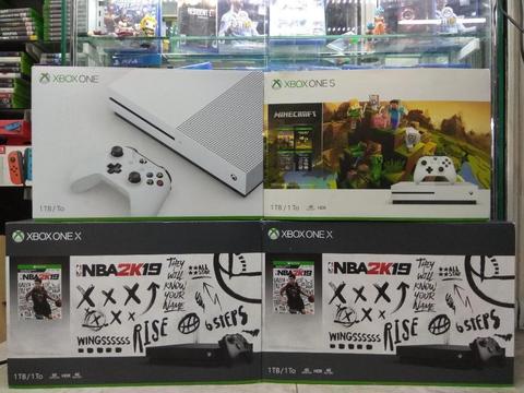 Xbox One S 1tb Xbox One X 1tb