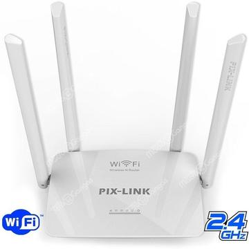 Router Repetidor Extensor Pixlink Wifi 300mbps Rompemuros