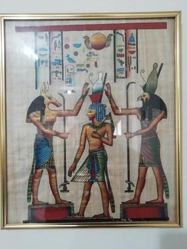 Cuadro Papiro Egipcio