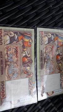 Billete 10.000 Pesos Colombianos