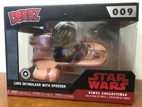 Set de Luke Skywalker con Speeder Dorbz de Funko