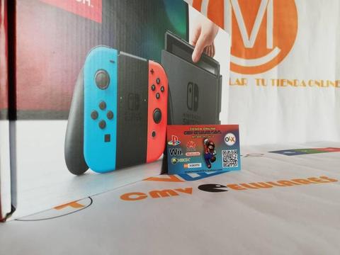 Nintendo Switch Azul Neon 32gb , una versión más pequeña y económica