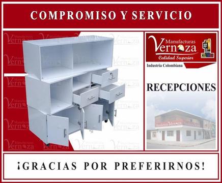 COLOMBIANAS RECEPCIONES DECIDIDAS A TODO, FABRICAMOS MUEBLES PARA SALAS DE BELLEZA