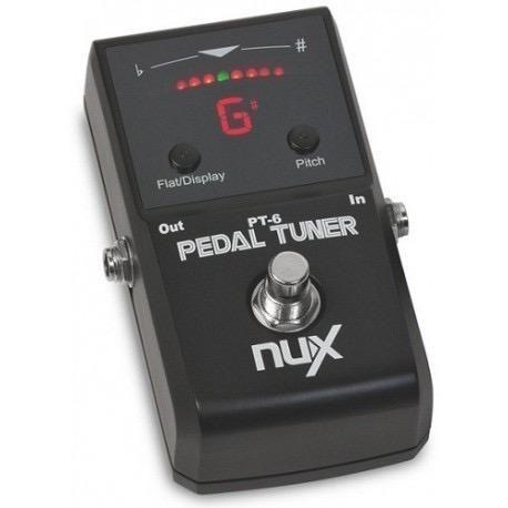 Pedal Afinador Guitarra Nux Pt6 Bypass