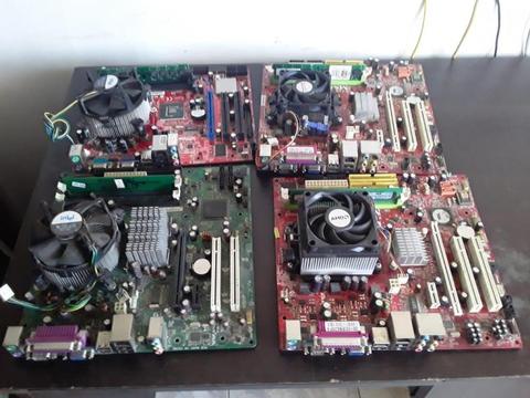 Board Dr2 Procesador Dual Core2Ram AMD & INTEL