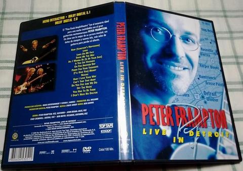 DVD de PETER FRAMPTON en vivo en Detroit Sonido Stereo y 5.1 permuto, escucho propuestas Hay más títulos pregunte
