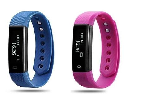 Smart Bracelet 115 Plus Bluetooth Podometro Notificaciones Ritmo cardiaco Deportes y mucho mas