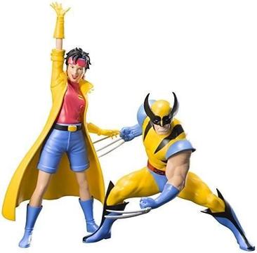 Figura de Accion Marvel Universe XMen '92 Wolverine Jubilee Two Pack 1/10 Scale ArtFX Statue by K