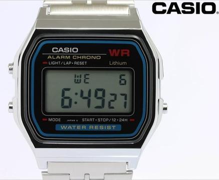 RELOJ CASIO 159WPLATEADO UNISEX ENVIO GRATIS