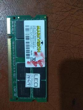 Vendo memoria DDR2 PARA PORTATIL
